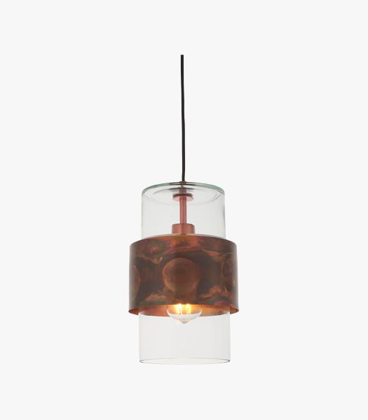 Timothy Ceiling Pendant in Copper Patina