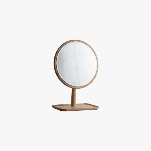 Noranda Oak Dressing Table Mirror, Small