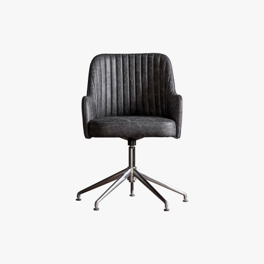 Ohara Leather Swivel Chair