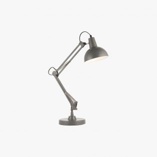 Voltaire Table Lamp in Grey