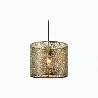 Cicero Small Lamp Shade in Antique Brass