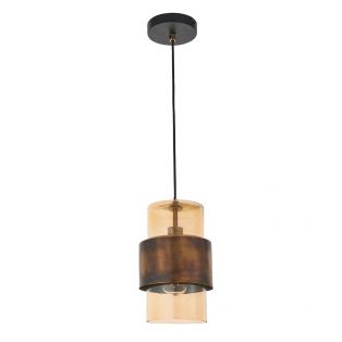Timothy Ceiling Pendant in Brass Patina