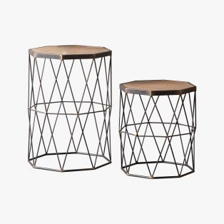 Cardinal Side Table, Set of Two