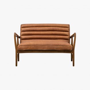 Scott Two-Seater Leather Sofa