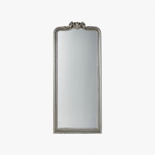 Austin Standing Mirror in Silver