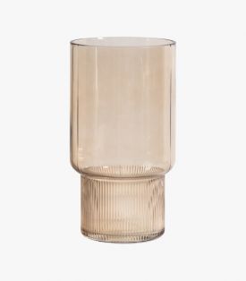 Soren Smoked Glass Vase